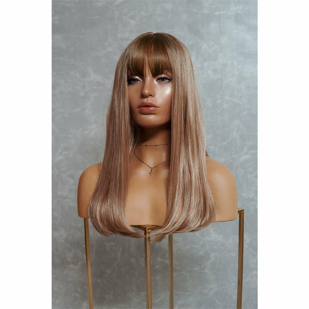 ASHLEY Caramel Blonde 18" Fringe Wig | BLONDE WIGS | WIGS ONLINE | WIGS AUSTRALIA