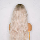 BELLE Ash Blonde Human Hair Lace Front Wig - Milk & Honey