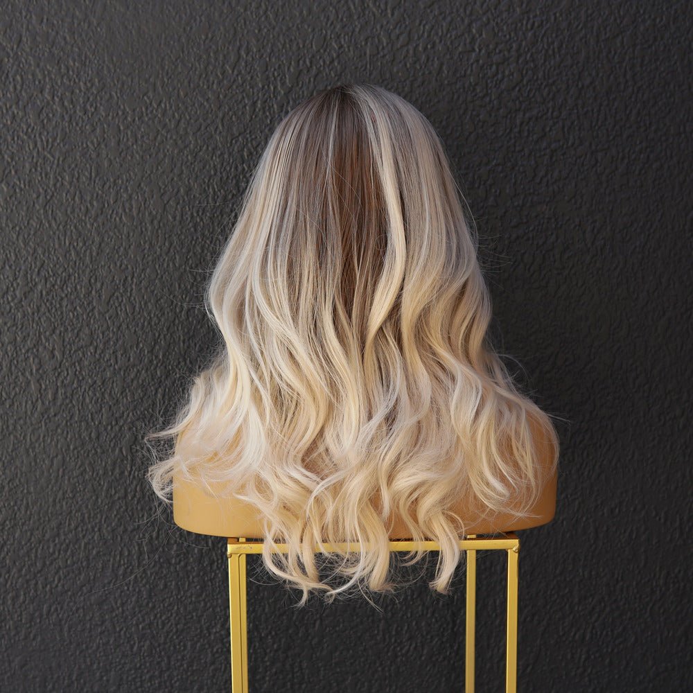 BROOKE Ombre Ash Lace Front Wig - Milk & Honey