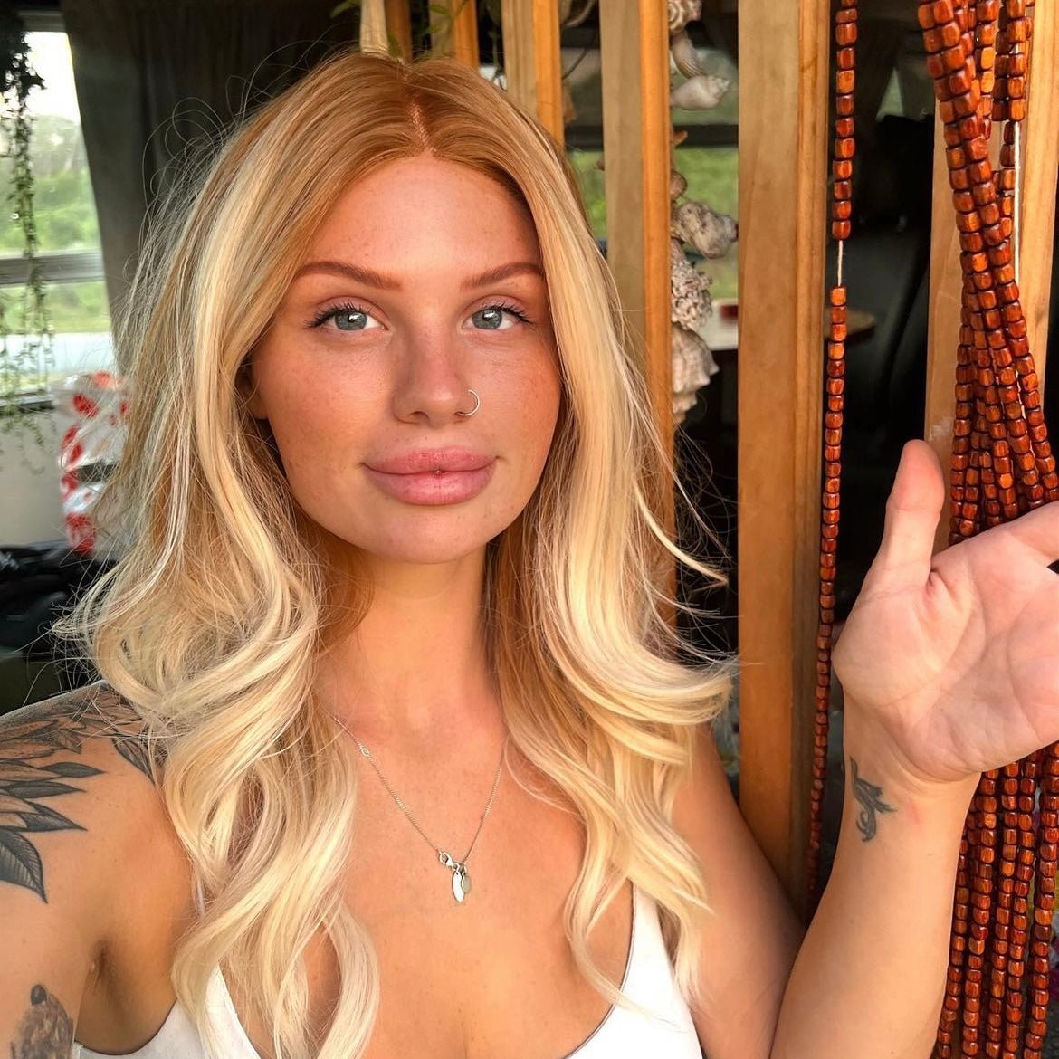 BROOKE Ombre Copper Lace Front Wig - Milk & Honey
