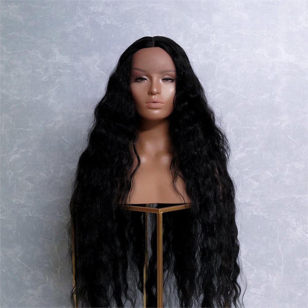 CARDI 40" Black Lace Front Wig - Milk & Honey