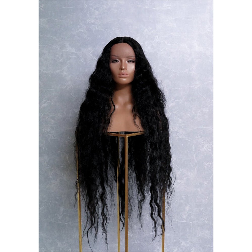 CARDI 40" Black Lace Front Wig - Milk & Honey