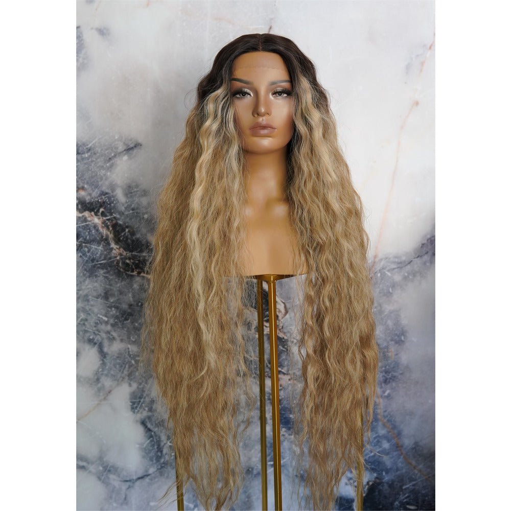 CARDI 40" Ombre Lace Front Wig - Milk & Honey