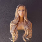 CASANDRA Ombre Lace Front Wig - Milk & Honey
