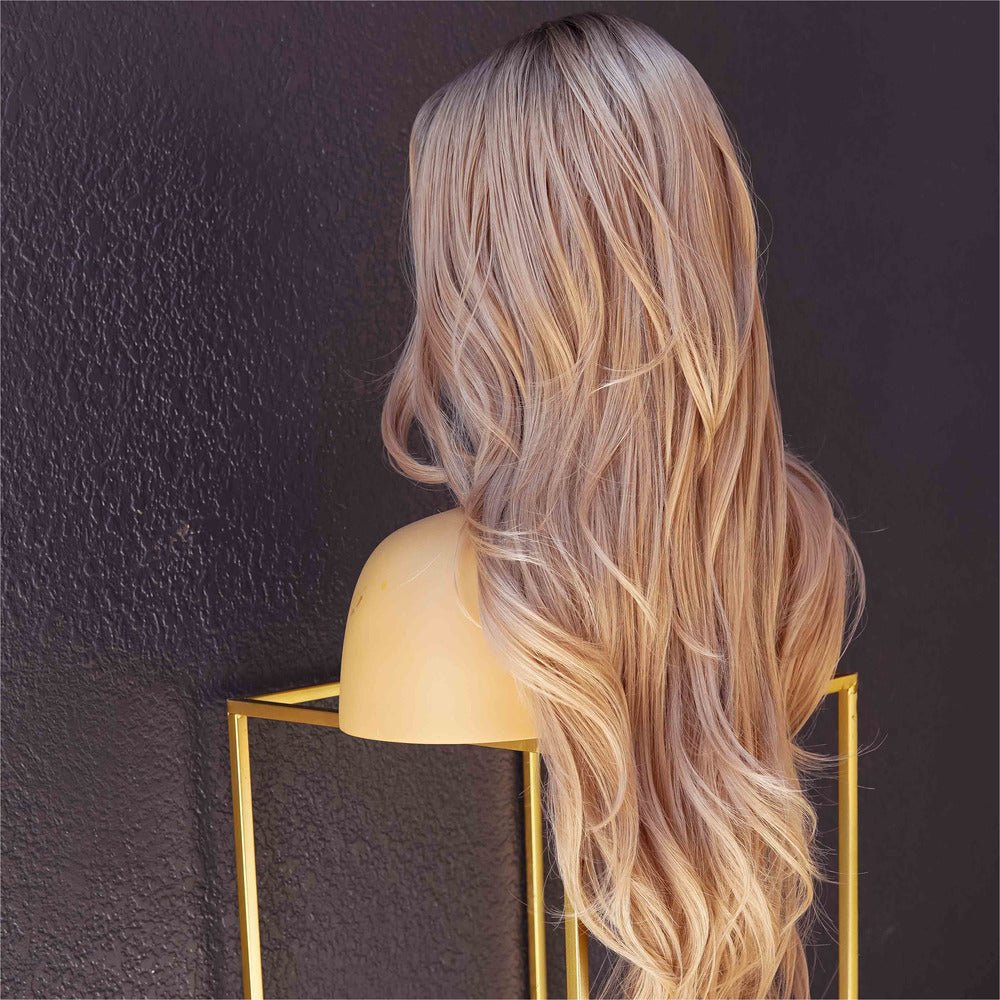 CASANDRA Ombre Lace Front Wig - Milk & Honey