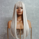 CHASE White Blonde 22" Fringe Wig - Milk & Honey