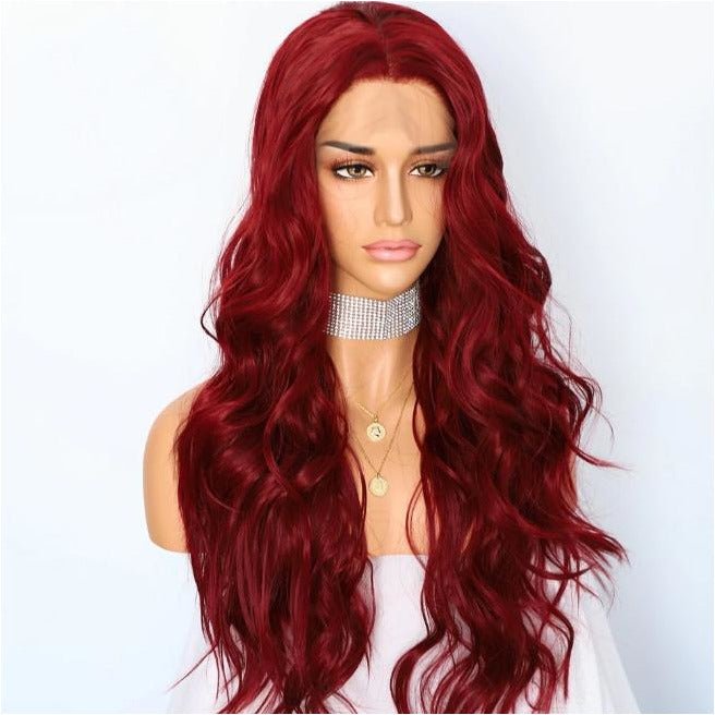 Cherry Bomb Burgundy Lace Front Wig - Milk & Honey