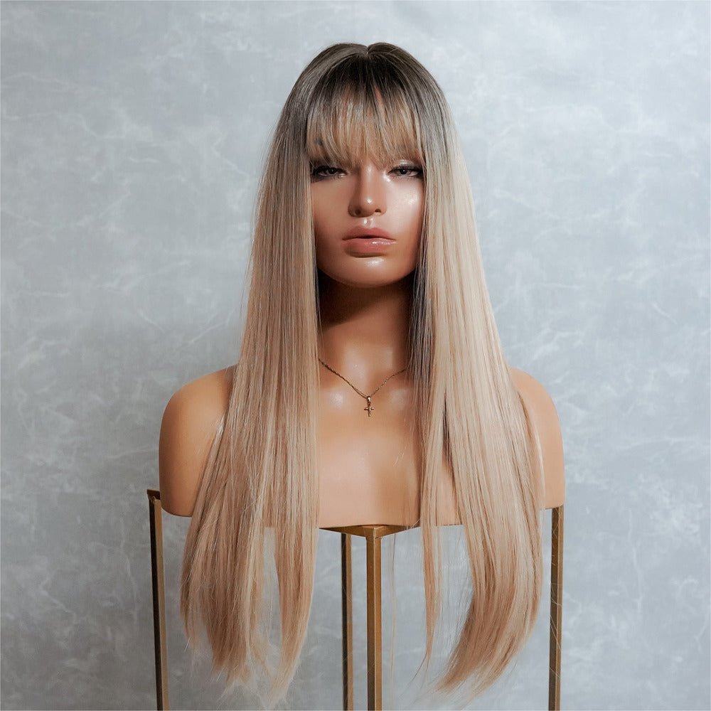 CHICAGO Blonde Ombre Fringe Wig - Milk & Honey