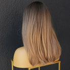 CLARA Ombre Brown Fringe Wig - Milk & Honey
