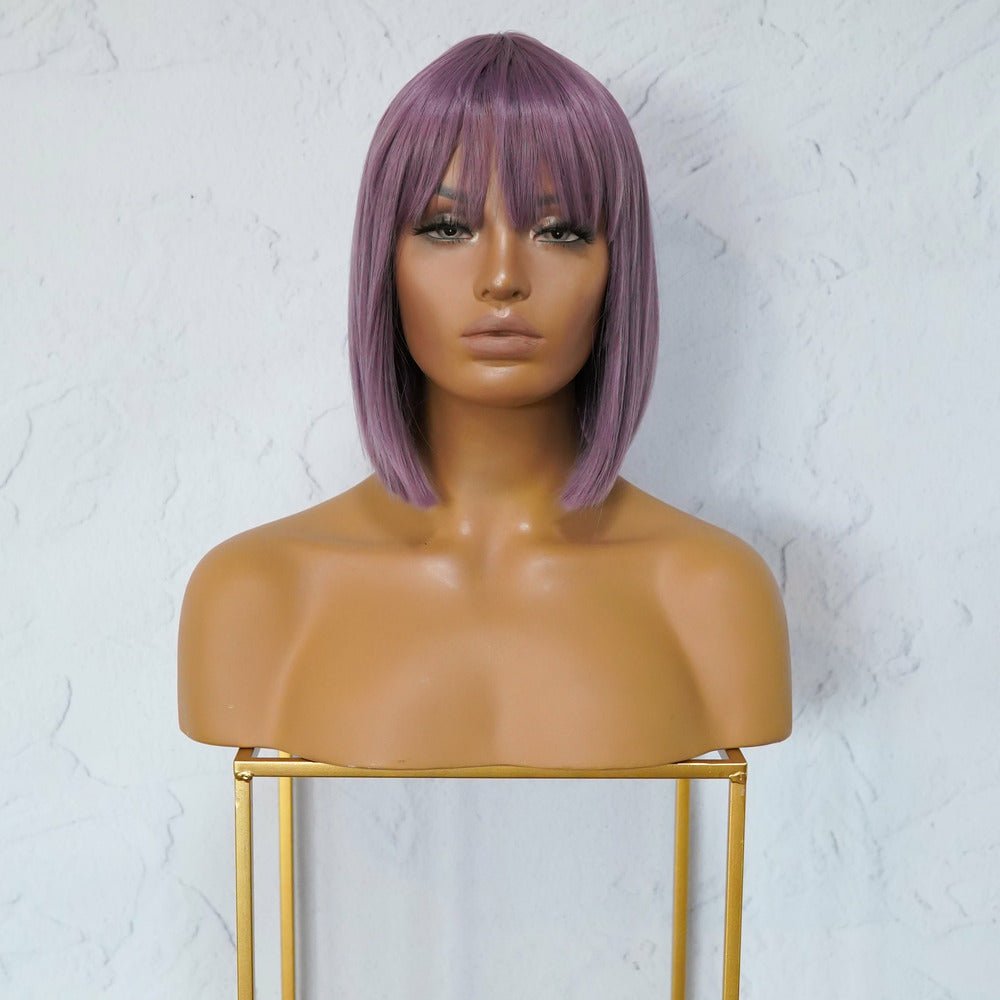 COURTNEY Purple Fringe Wig - Milk & Honey