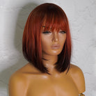 DENISE Ombre Red Fringe Wig - Milk & Honey
