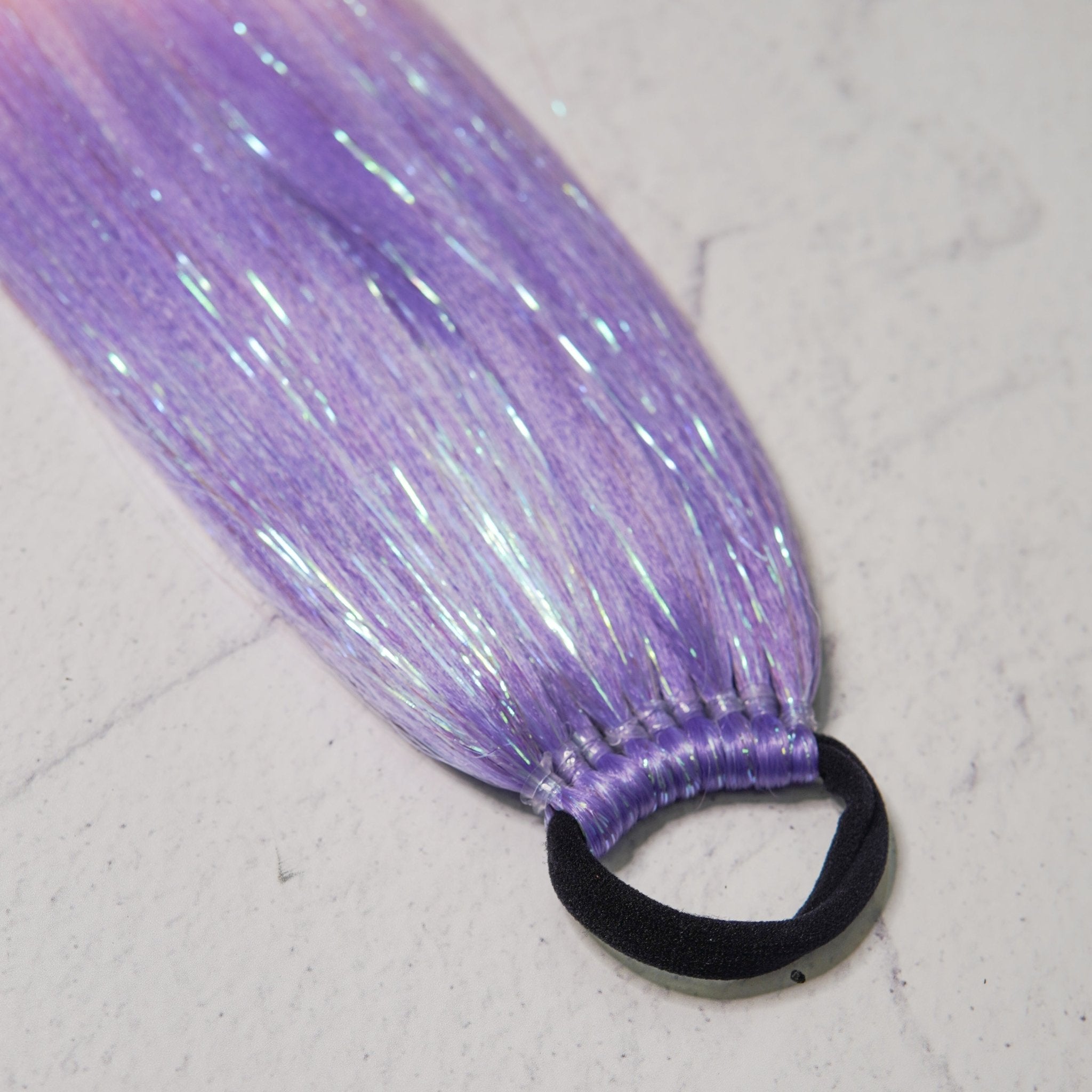 EASY BRAID ™ PIXIE GLITTER Extension - Milk & Honey