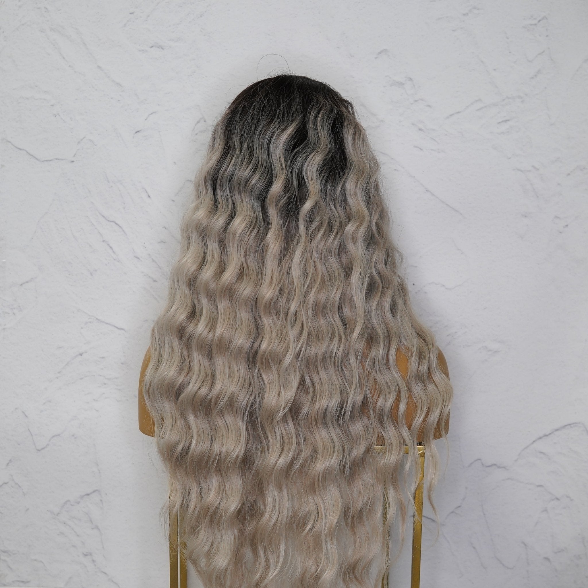 ELEANOR Grey Ombre Lace Front Wig - Milk & Honey