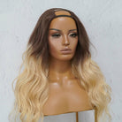 ELENA Ombre Blonde Human Hair U Part Wig - Milk & Honey
