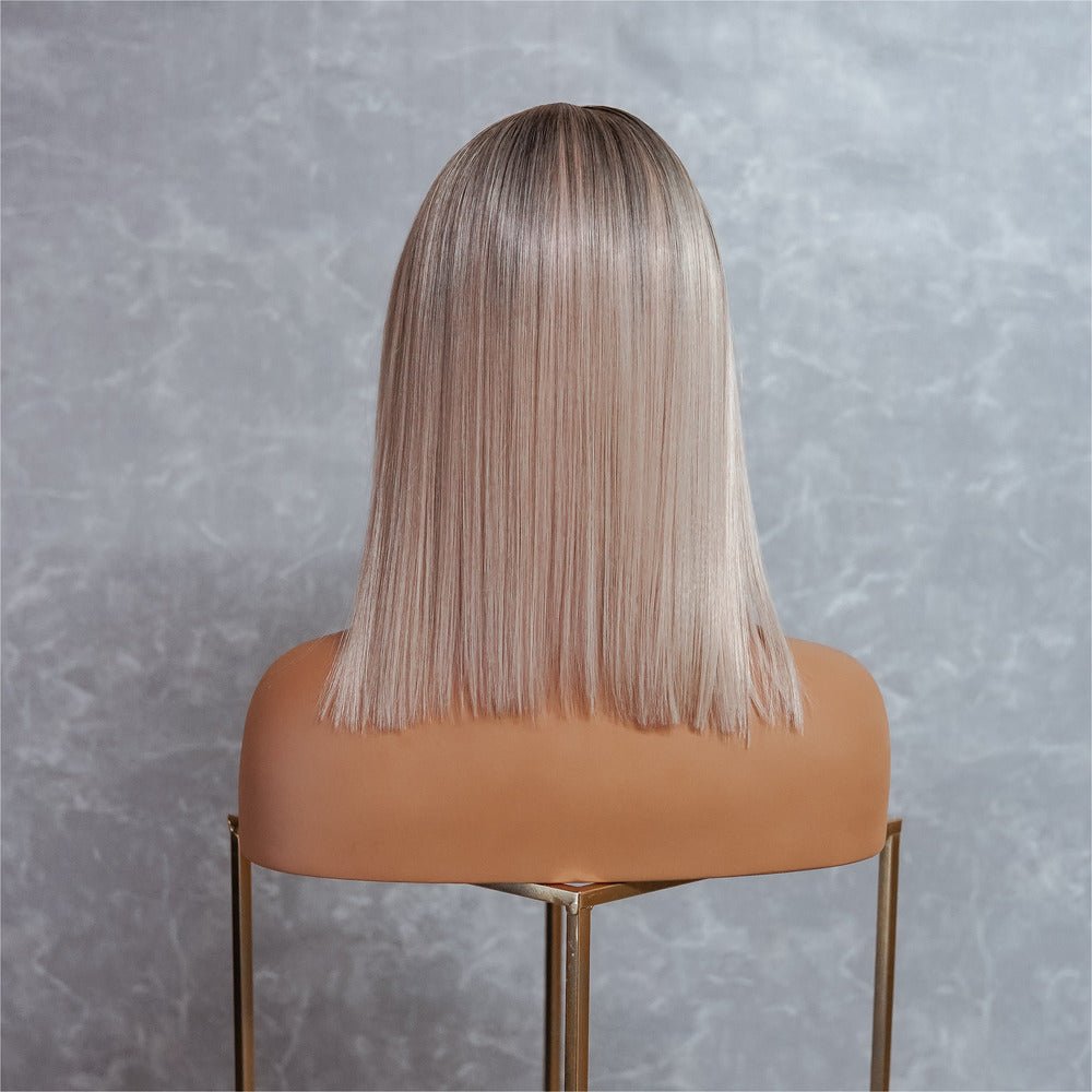FOX Blonde Bob Lace Front Wig - Milk & Honey