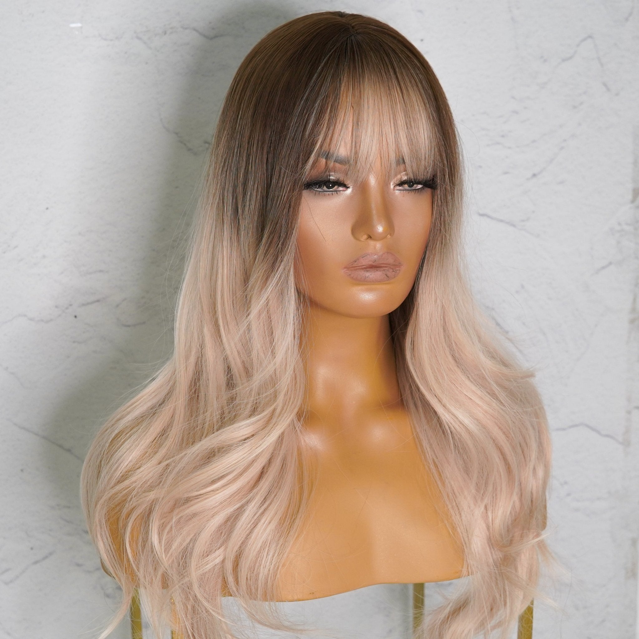 GWEN Ombre Fringe Wig - Milk & Honey
