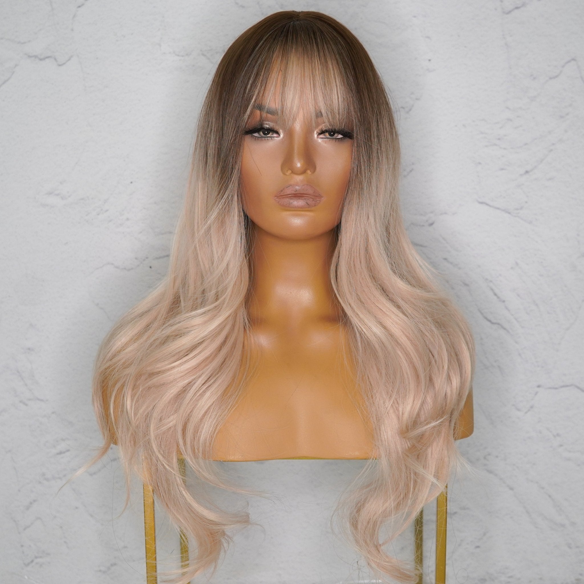 GWEN Ombre Fringe Wig - Milk & Honey