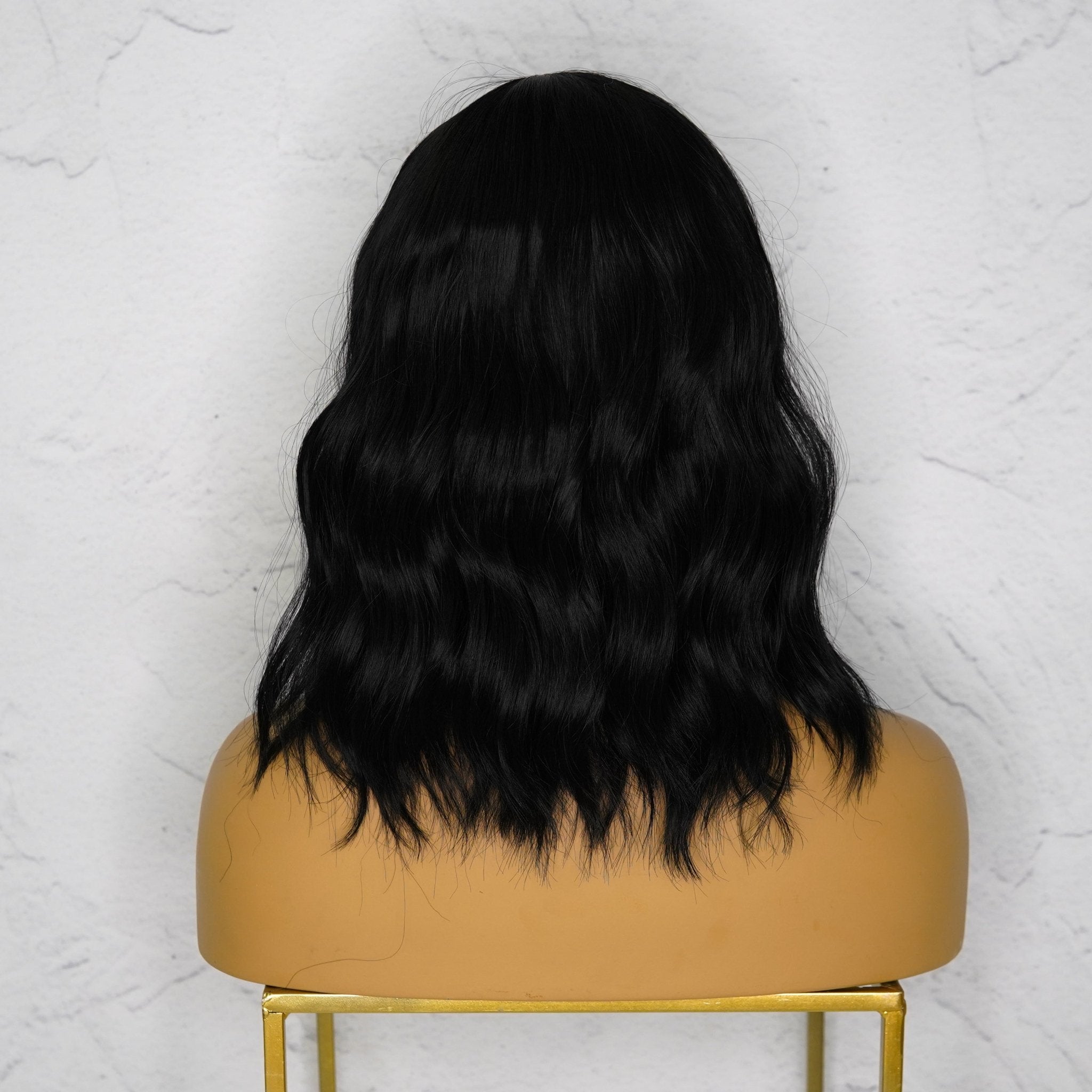 HAYLEY Black Bob Fringe Wig - Milk & Honey