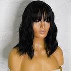 HAYLEY Black Bob Fringe Wig - Milk & Honey