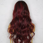 HENLEY Burgundy Lace Fringe Wig - Milk & Honey
