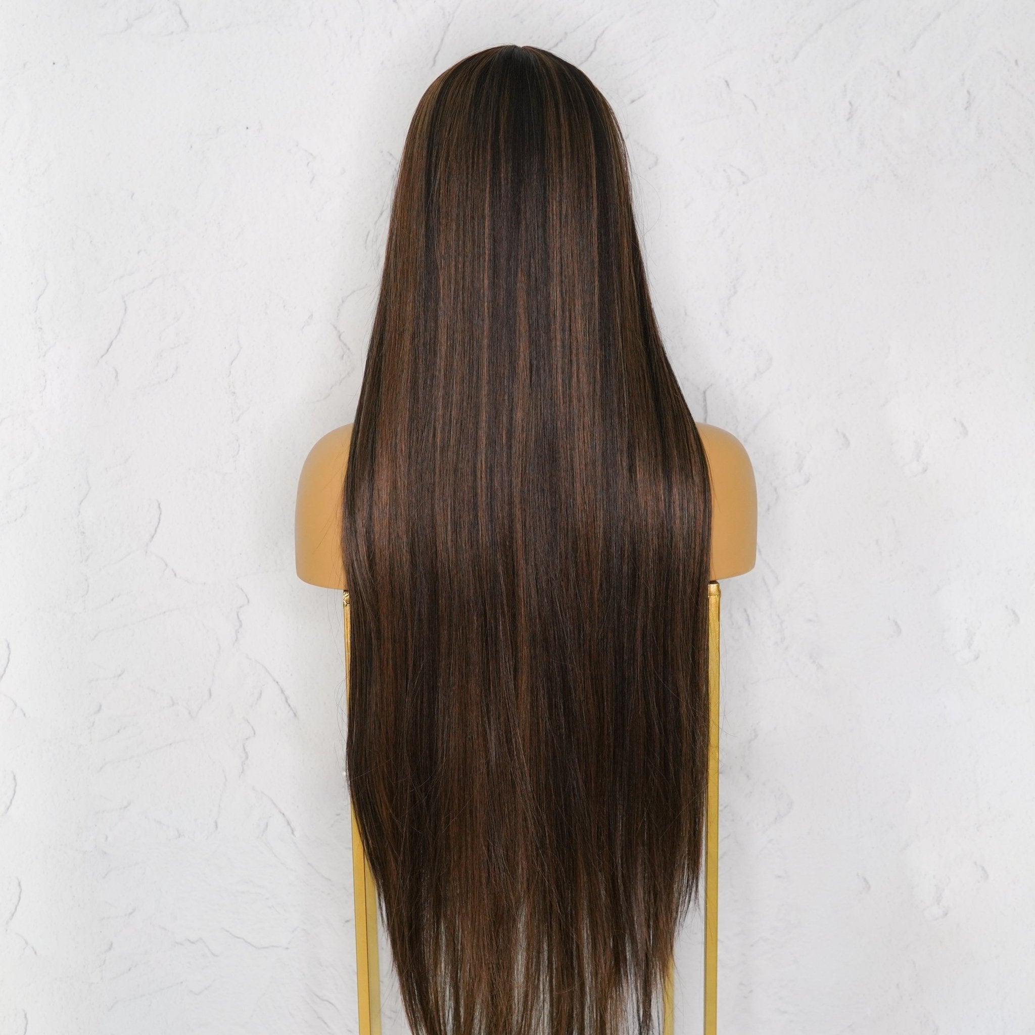 ISABELLE Chocolate 30" Lace Front Wig - Milk & Honey