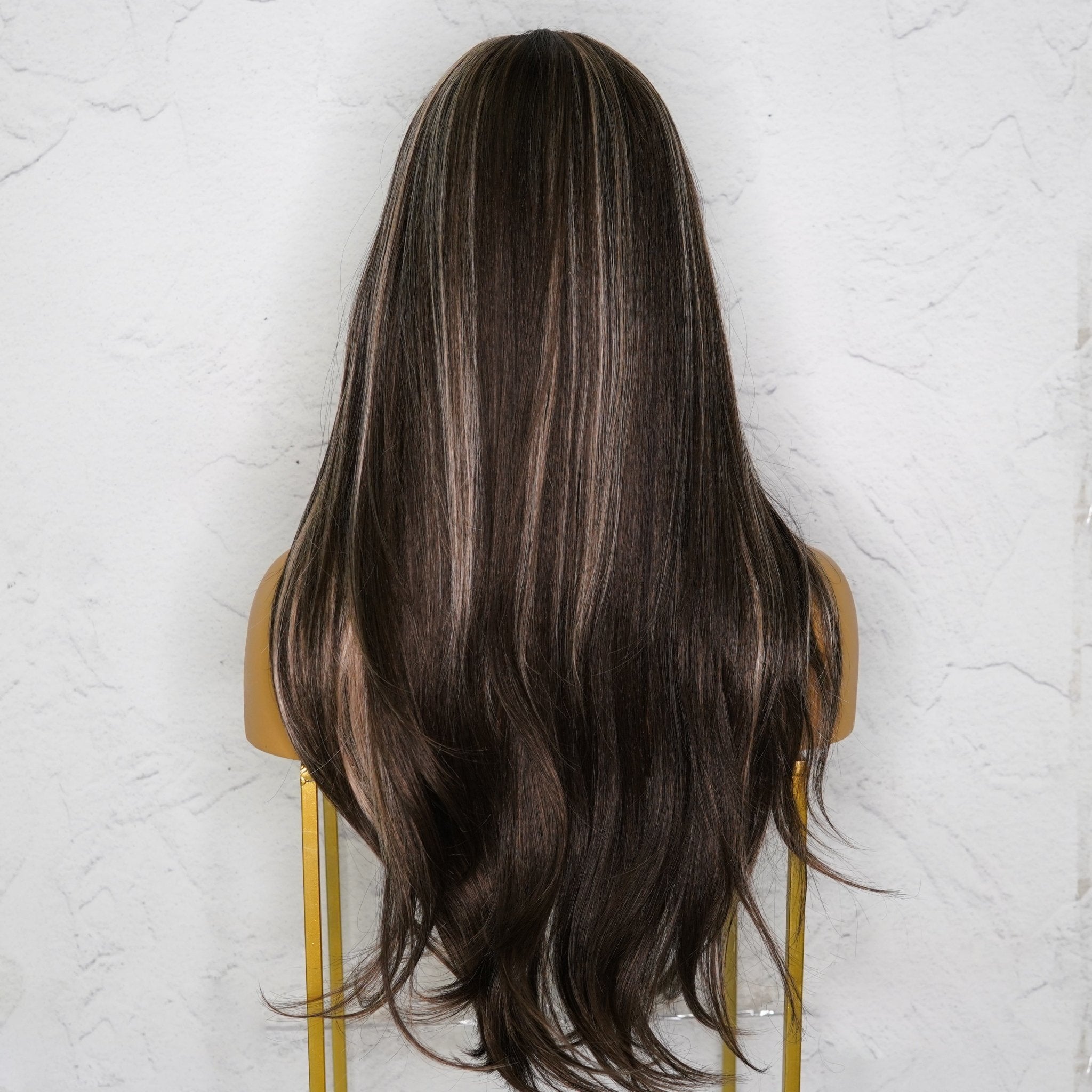 IVY Brown Ombre Fringe Wig - Milk & Honey