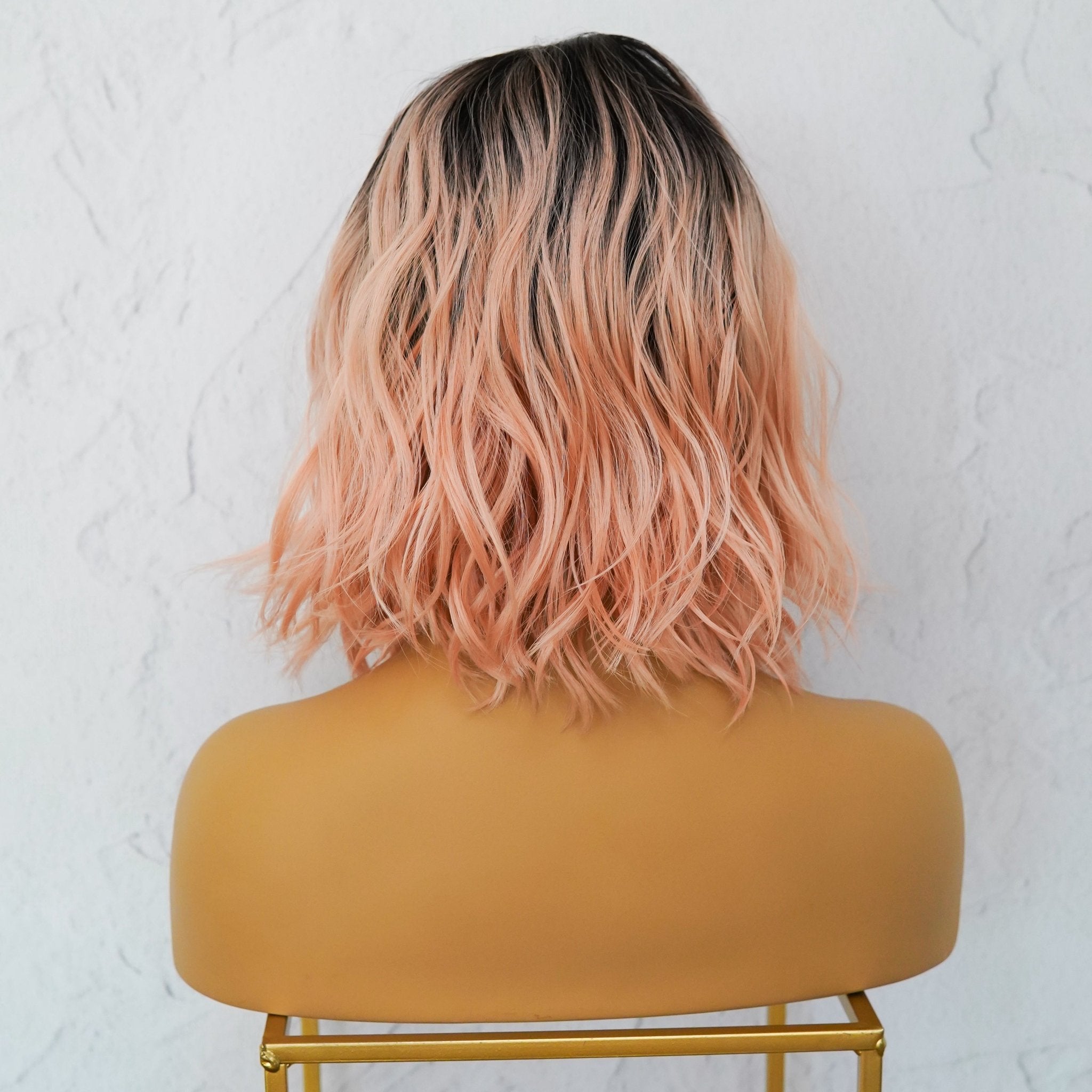 JORDAN Ombre Pink Bob Fringe Wig - Milk & Honey