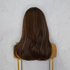 JUNE Brown 18" Fringe Wig - Milk & Honey