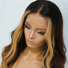 KARINA Human Hair Lace Front Wig - Milk & Honey