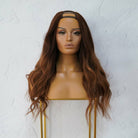 KATIE Ombre Brown Human Hair U Part Wig - Milk & Honey