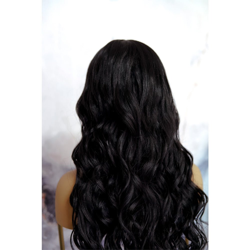 KEHLANI Black 30" Lace Front Wig - Milk & Honey