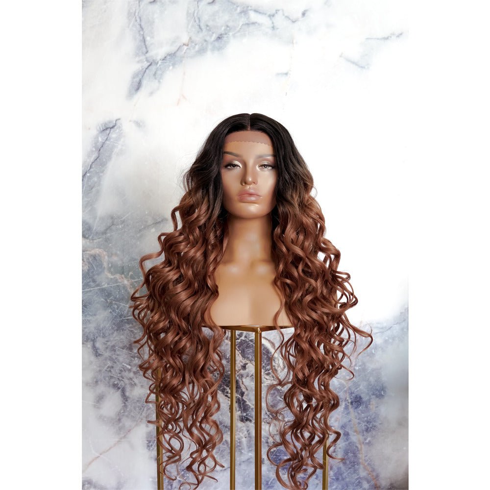 KEHLANI Ombre 30" Lace Front Wig - Milk & Honey