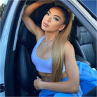 KIRA Synthetic 26” Straight Ponytail - Milk & Honey