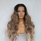 KORA Ombre Brown Lace Front Wig - Milk & Honey