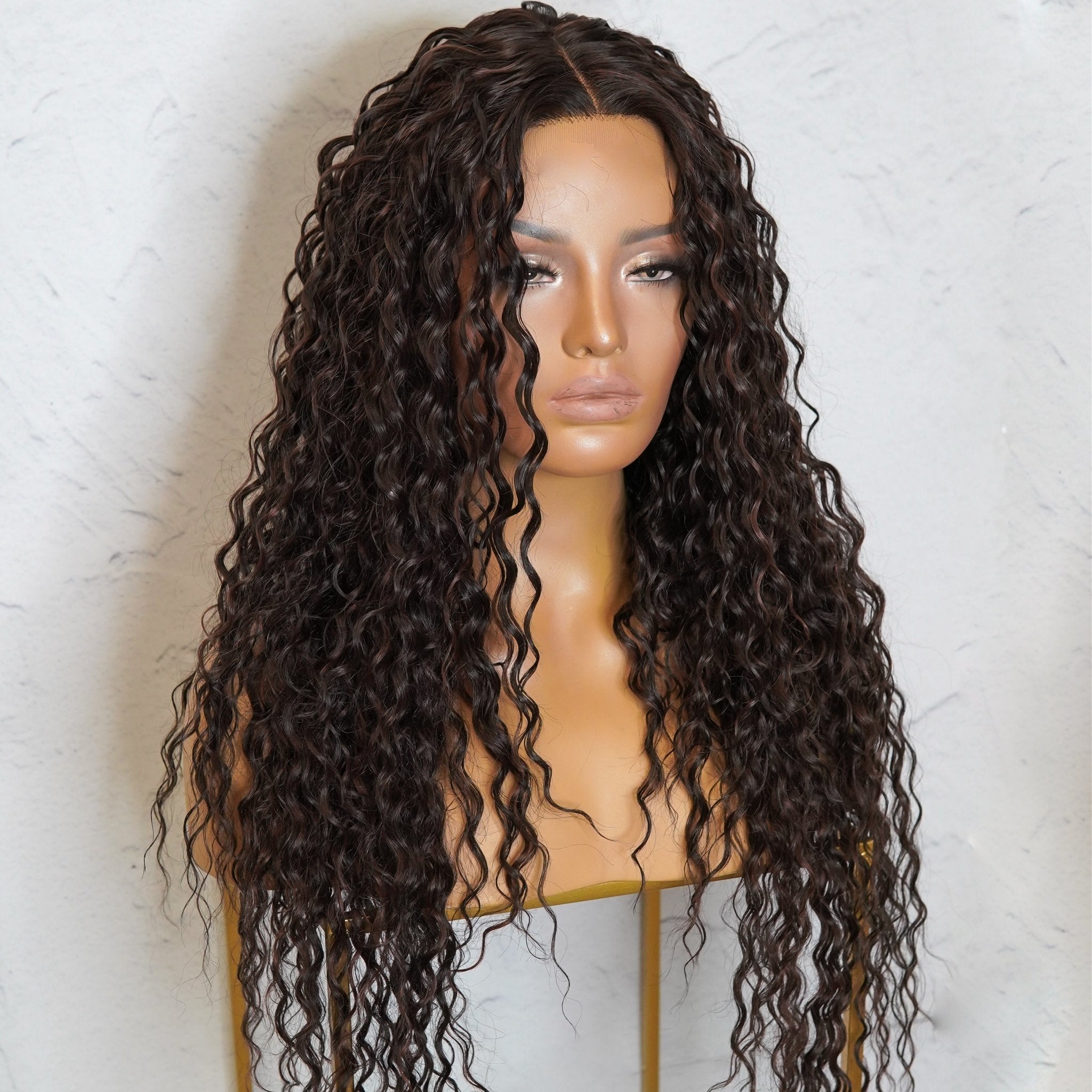 LALA Darkest Brown Lace Front Wig - Milk & Honey