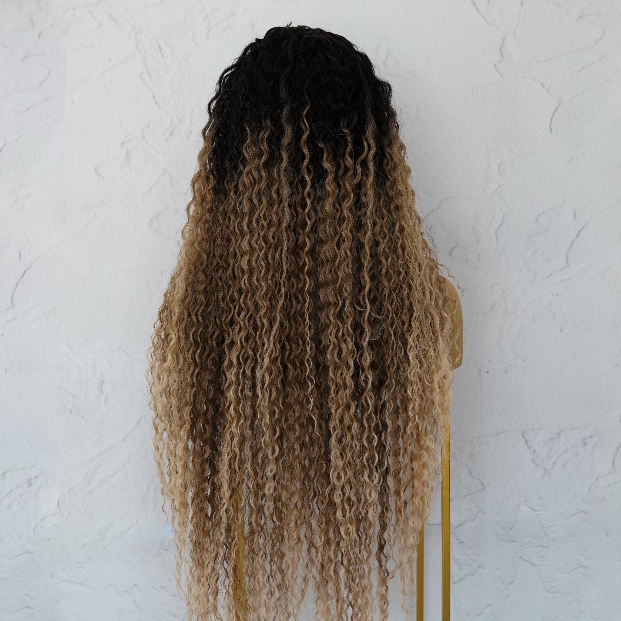 LALA Ombre Brown Lace Front Wig - Milk & Honey
