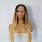 LANIE Ombre Human Hair Lace Front Wig - Milk & Honey