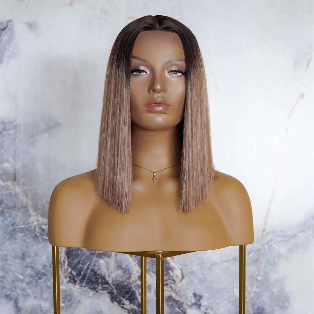 LAURA Ombre Brown Lace Front Wig - Milk & Honey
