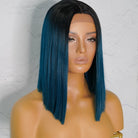 LAURA Teal Ombre Lace Front Wig - Milk & Honey