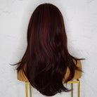 LAYTON Burgundy Fringe Wig - Milk & Honey