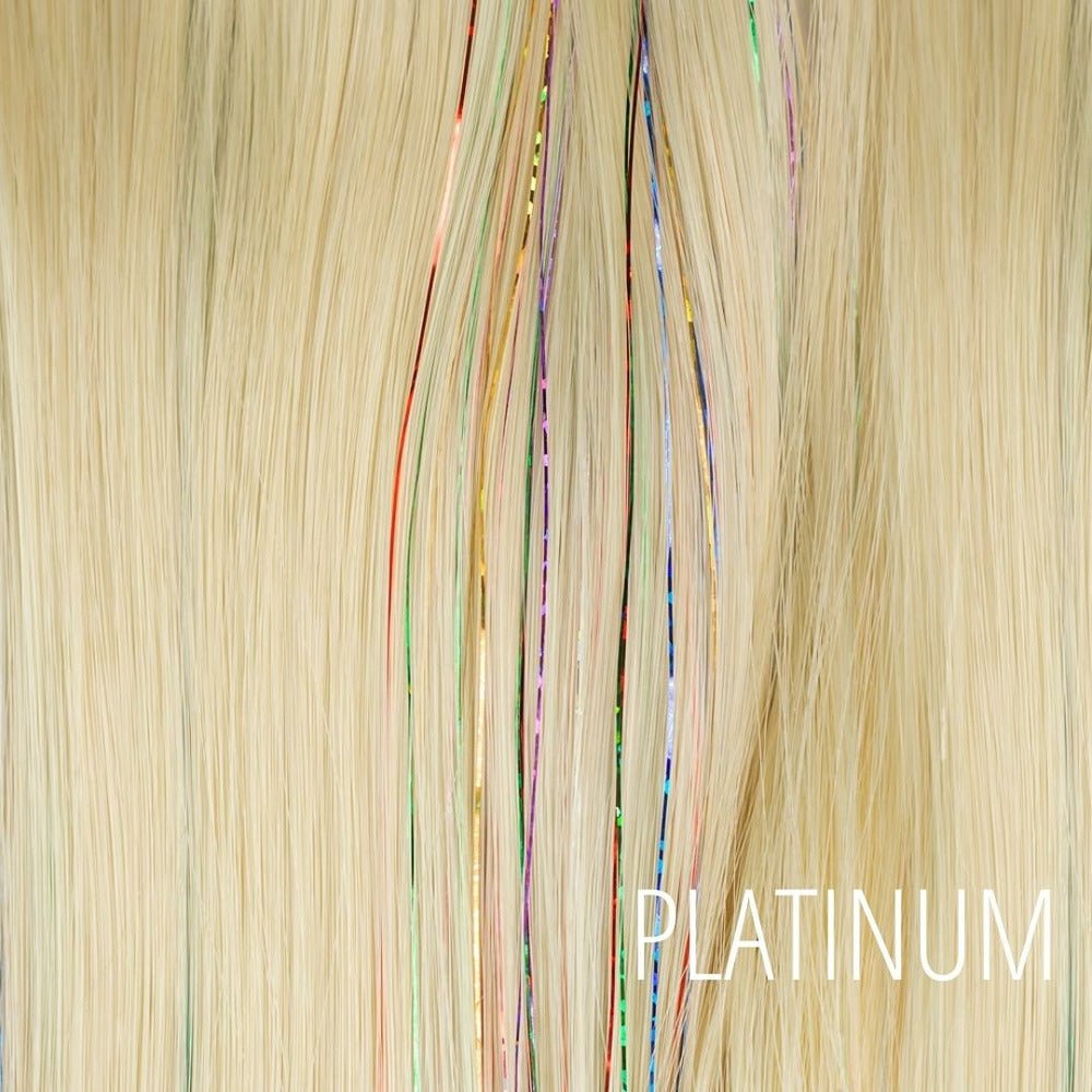 LEAHA Synthetic Glitter 22” Straight Ponytail - Milk & Honey