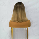 LILLIAN Human Hair Lace Front Wig - Milk & Honey