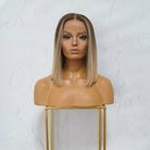 LILLIAN Human Hair Lace Front Wig - Milk & Honey