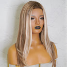 LINDSAY Ombre Blonde Lace Front Wig - Milk & Honey