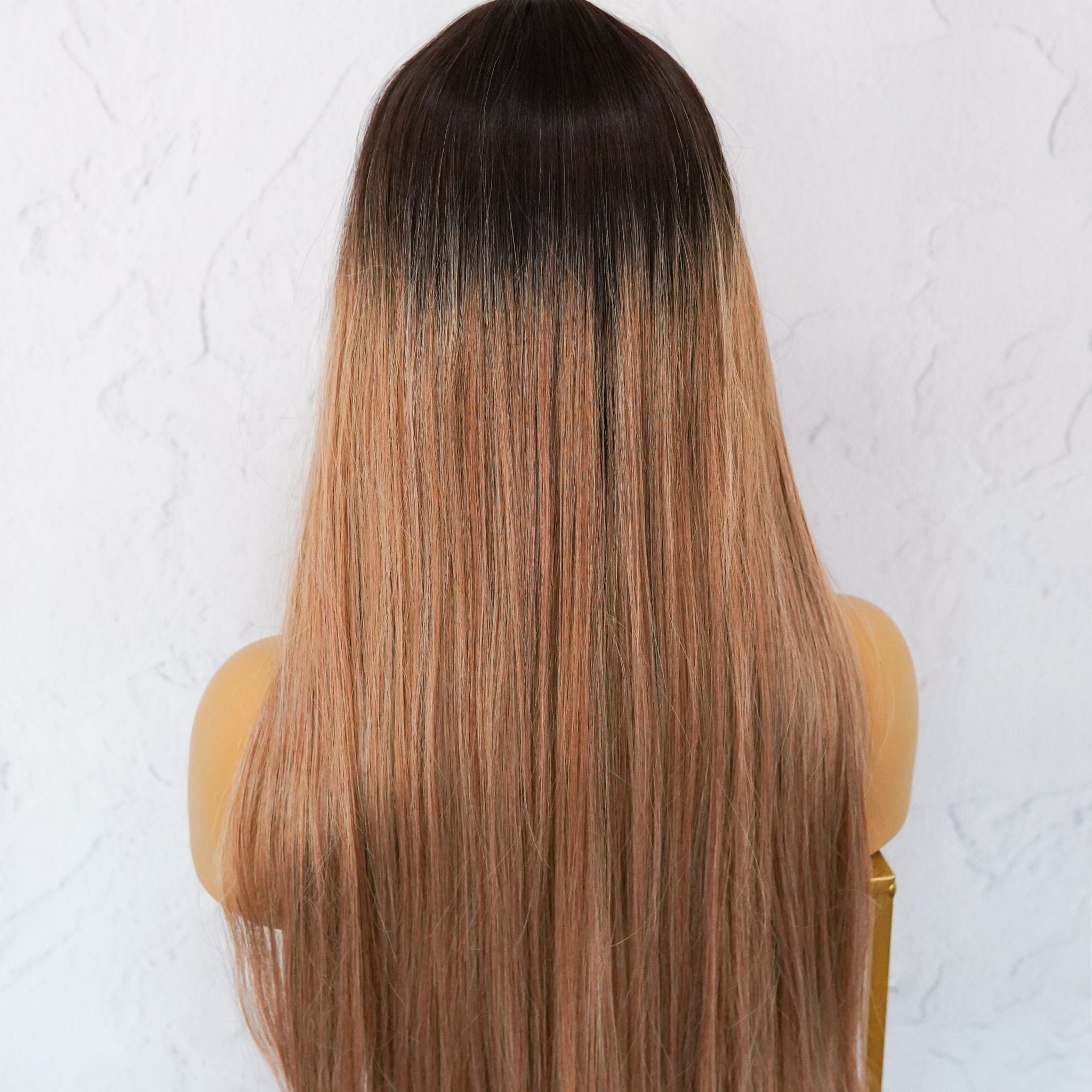LIRA Caramel Ombre Fringe Wig - Milk & Honey