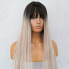 LIRA Three Tone Ombre Fringe Wig - Milk & Honey