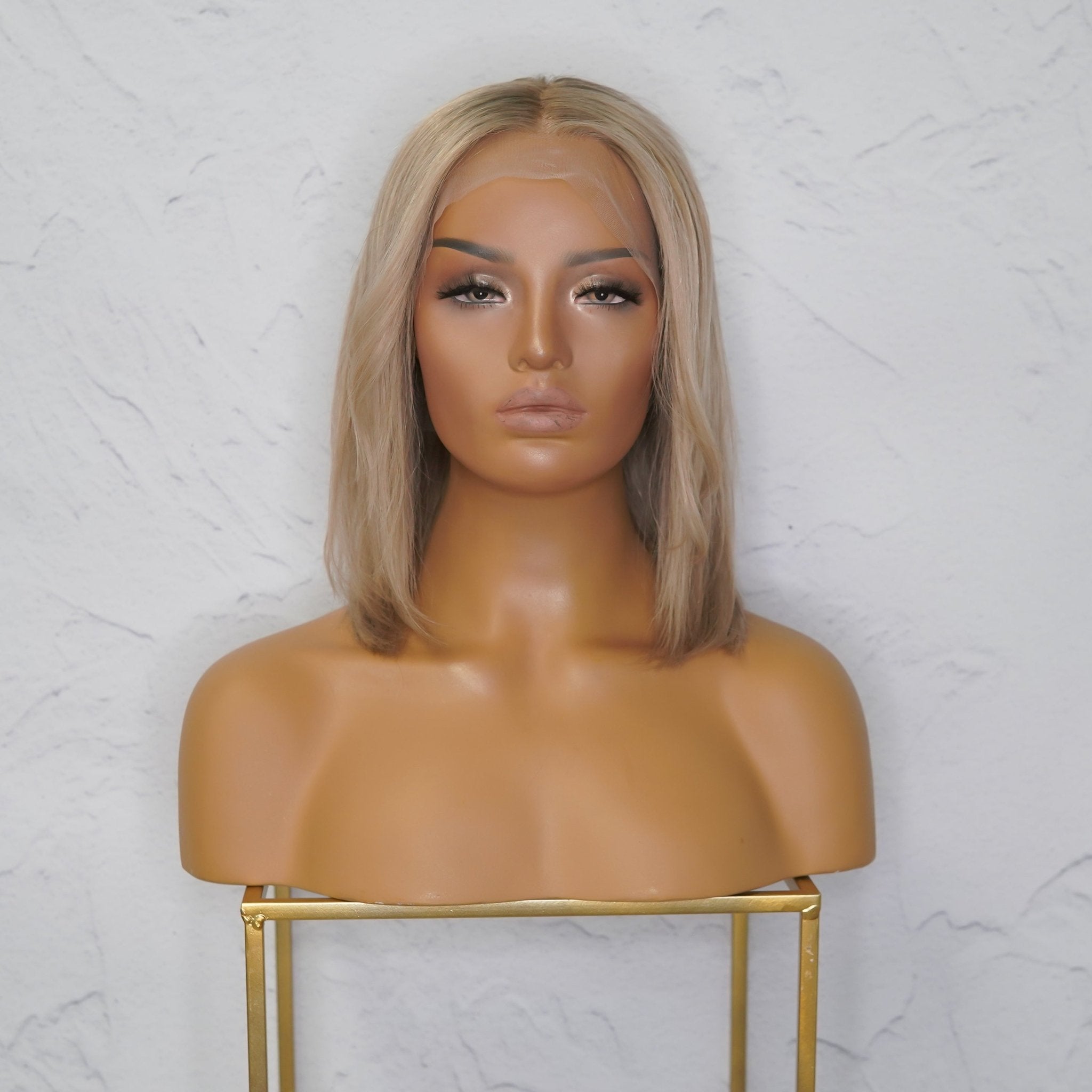 LULU Human Hair Lace Front Wig - Milk & Honey