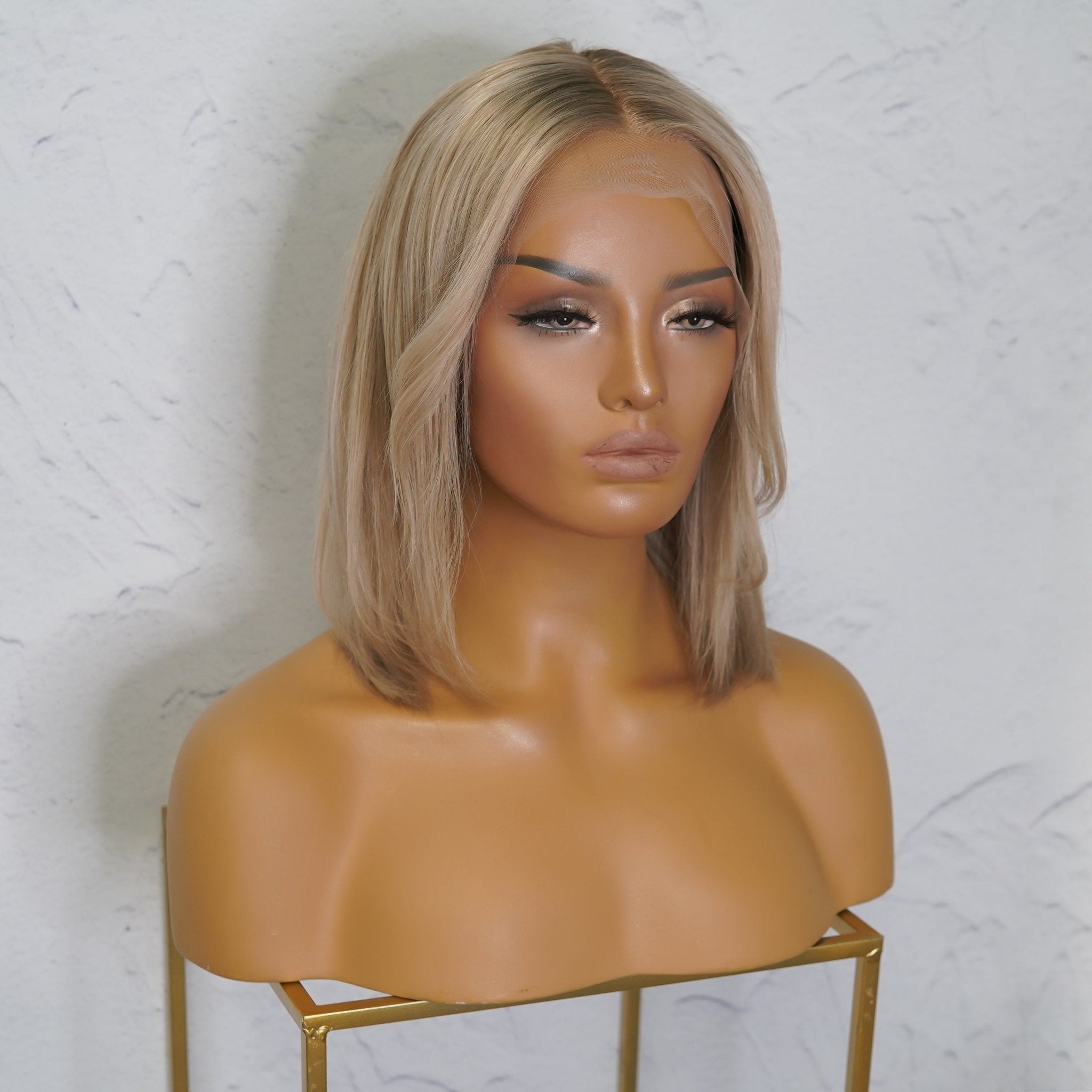 LULU Human Hair Lace Front Wig - Milk & Honey