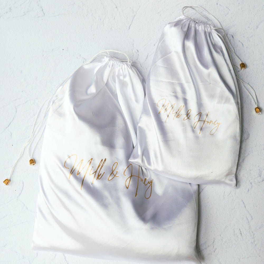 Luxe Satin Care Bag - Milk & Honey