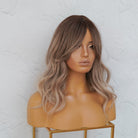 MARLEY Ash Brown Ombre Fringe Wig - Milk & Honey